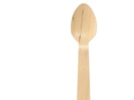 Bestick duni teskedar, vaxade, 11 cm, påse med 100 stycken.