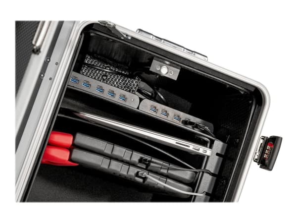 PARAT PARAPROJECT Case TC10 EDUCOVER+/KidsCover - Vogn (kun lading) - for 10 nettbrett - låsbar - X-ABS plastic - svart