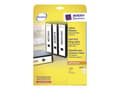 Pikkukuva 1 / 5: Avery Border Binder Labels, White 59 x 297mm (25), 25 arkkia, 59 x 297mm