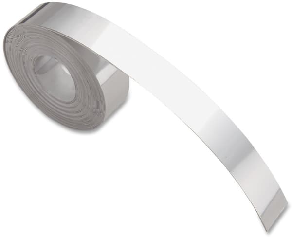 DYMO IND Embossing Aluminum Labels 1/2" - Aluminium - selv-adhesiv - Rull (12 mm x 3,65 m) 1 kassett(er) merketape - for DYMO M1011