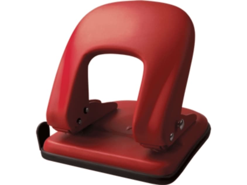 Tetis 35-sheet Hole Punch Red (WIKR-927195)
