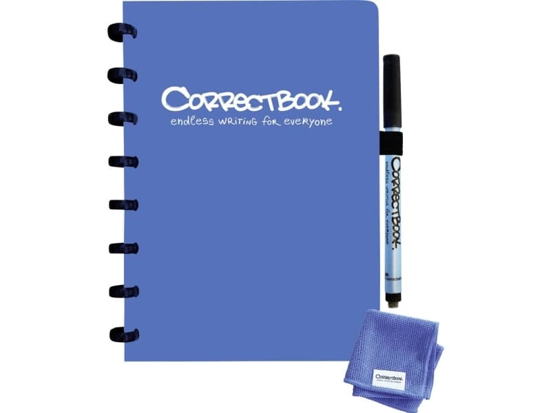 Correctbook DIN A5 blue blanko DIN A5 blue blanko Notesbog Blå DIN A5
