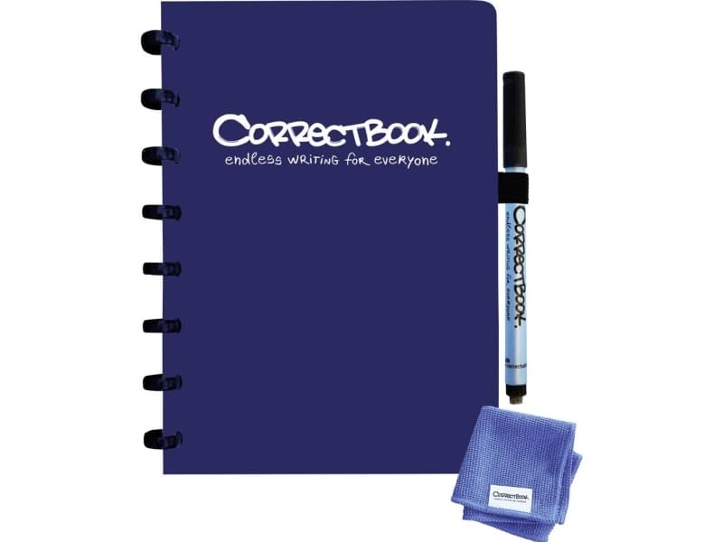 Correctbook DIN A5 navy blue blanko DIN A5 navy blue blanko Notesbog Navy-blå DIN A5