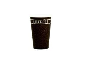 Kaffebæger Pap Ø90xH130mm 40cl 16oz Single Wall Coffee-line Quality,20 ps x 50 stk/krt