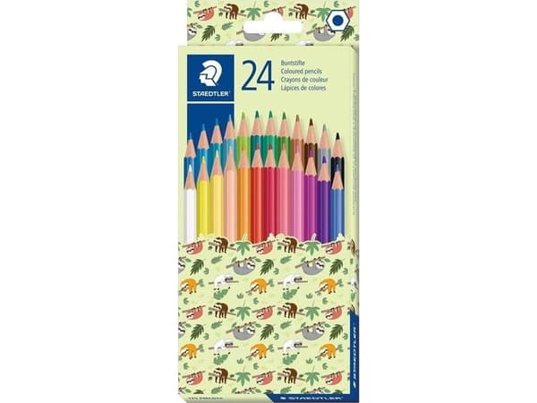 Staedtler Kredki sześciokątne Pattern 24 kolory STAEDTLER