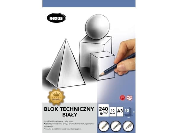 Beniamin Technical block A3/10K white Premium