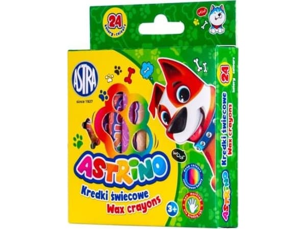 Astra TARGI Astrino ljuskritor 24 färger 8mm Astra TARGI