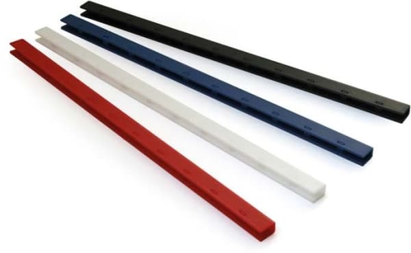 Argo plastlister för dokumentbindning 25 mm, 50 st, blå (421253)