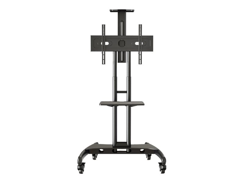 Peerless Tru Vue TRVT561 Mobile Height Adjustable Trolley - Vagn - för LCD-display - mattsvart - skärmstorlek: 32"-75"