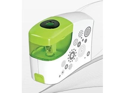 Tetis Battery pencil sharpener, green