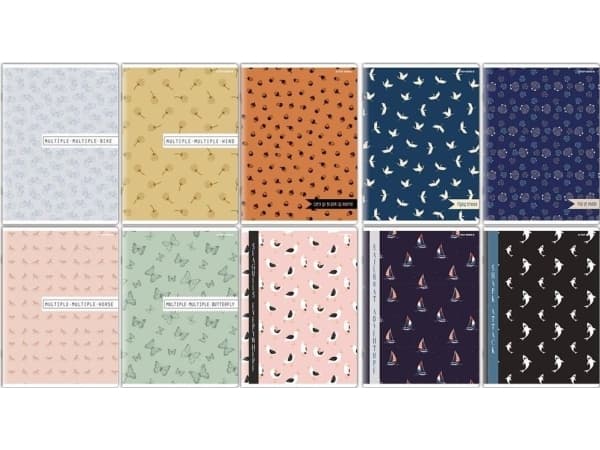 Hamelin Notebook A5 60 sheets checkered 60g Megamix sewn 10pcs/pack