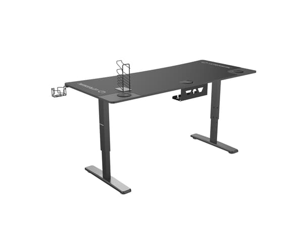 Ultradesk Cruiser, Rak, Rektangulär form, Spela, Svart, Svart, Svart