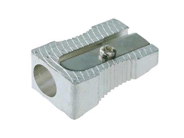 Blyanterspidser Aluminium Enkel Sølv