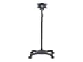 Miniatyrbilde 2 av 5: StarTech.com Mobile Tablet Stand w/ Lockable Wheels, Height Adjustable Cart, Universal Rolling Floor Stand for Tablets from 7-11in, Portable Tablet S