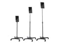 Miniatyrbilde 1 av 5: StarTech.com Mobile Tablet Stand w/ Lockable Wheels, Height Adjustable Cart, Universal Rolling Floor Stand for Tablets from 7-11in, Portable Tablet S