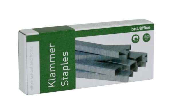 Hæfteklammer bnt/Office 21/4 stål 1500stk/pak
