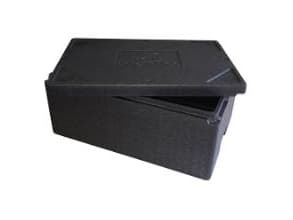 Termokasse Catersource 40 ltr 1/1 GN 60x40x27 cm med Låg H-EPS Lysegrå,1 stk