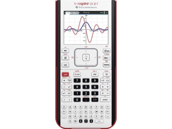 Texas Instruments TI-Nspire CX II-T, Ficka, Grafer, Flash, USB-port, Batteri, Vit