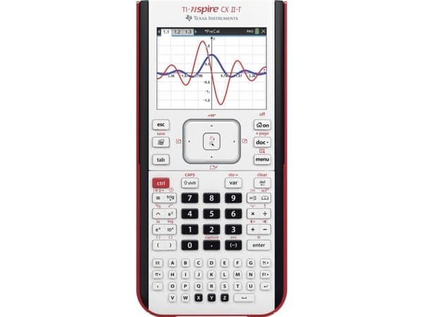 Texas Instruments TI-Nspire CX II-T, Ficka, Grafer, Flash, USB-port, Batteri, Vit