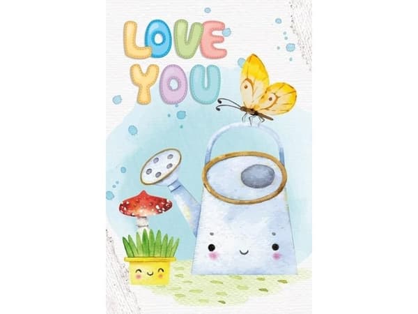 Fresh Decorative notebook 105x165/64K grille TW Watering can