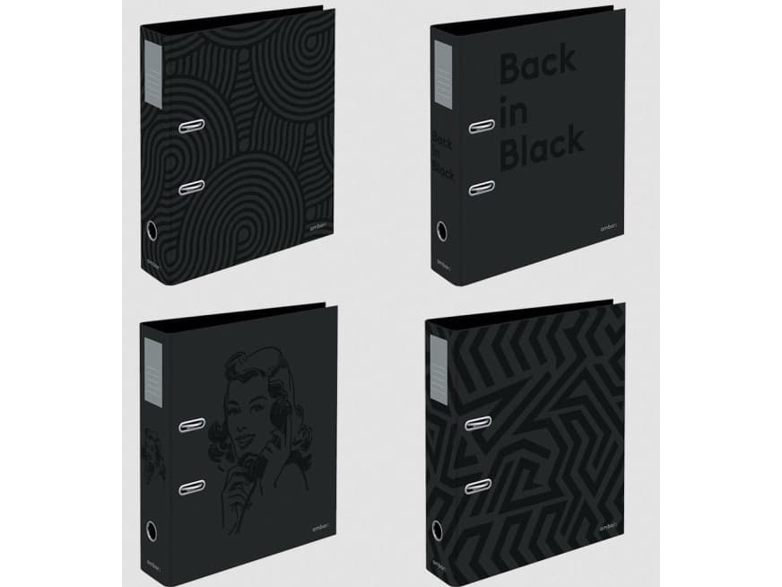 Bee-bee Binder Binder A4/2R 7cm with Clever Black lever