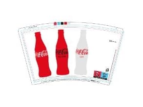 Pappersmugg 40 cl Coca Cola Ø90x130 mm Kall dryckesmugg,50 st/ps - (50 st.)