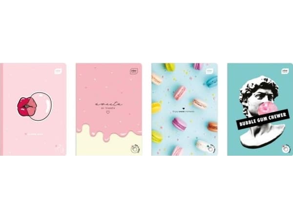Interdruk Notebook A5/60K checkered Smell Bubble gum (10 pcs)
