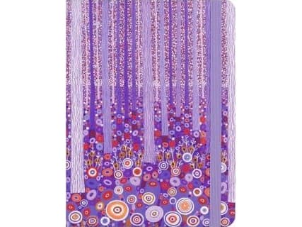 Peter Pauper Press Midi notebook Violetowy Las