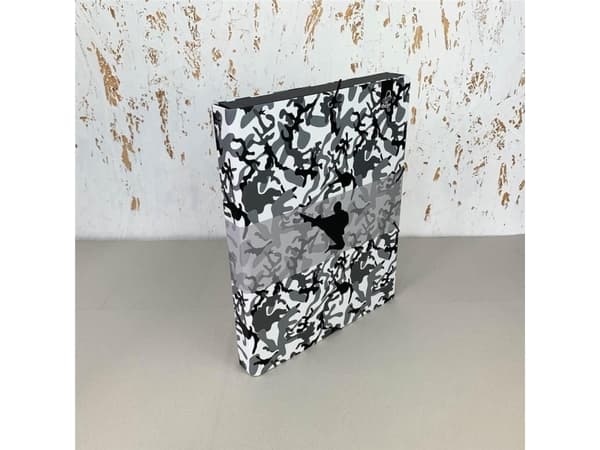 Bee-bee Briefcase Box A4 with elastic, camouflage gray