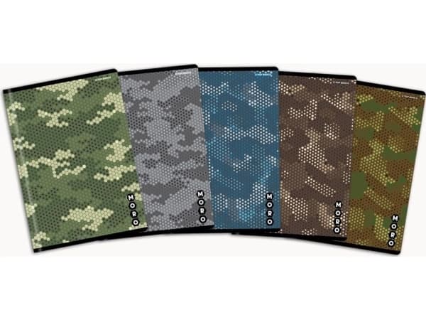 TOP-2000 Notebook A5/96K, Moro grid (5 pcs)