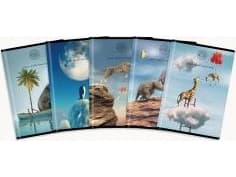 TOP-2000 Notebook A6/32K, Checkered Amazing (12 pcs)