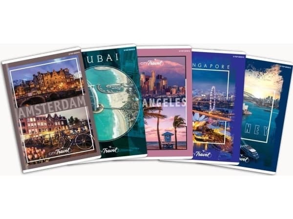 TOP-2000 Notebook A5/60K, grille City (10 pcs)