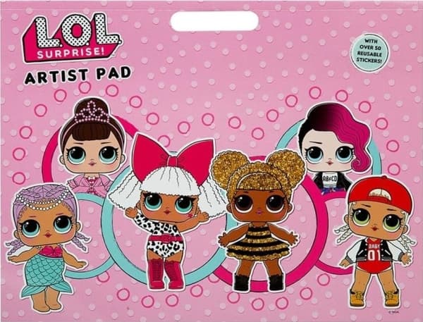 Cass film Drawing block with LOL Surprise stickers