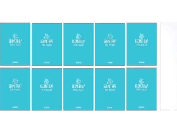 Herlitz Notebook A5/32K smooth Geometry (10 items)