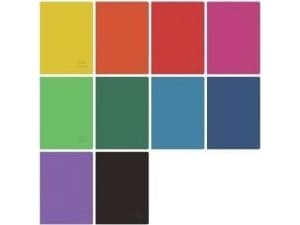 Herlitz Notebook A5/80K, Rainbow grid (5 pcs)