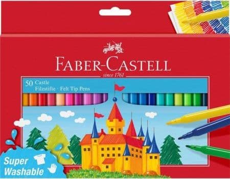 Faber-Castell Flamastry Castle 50 kol. FABER CASTELL
