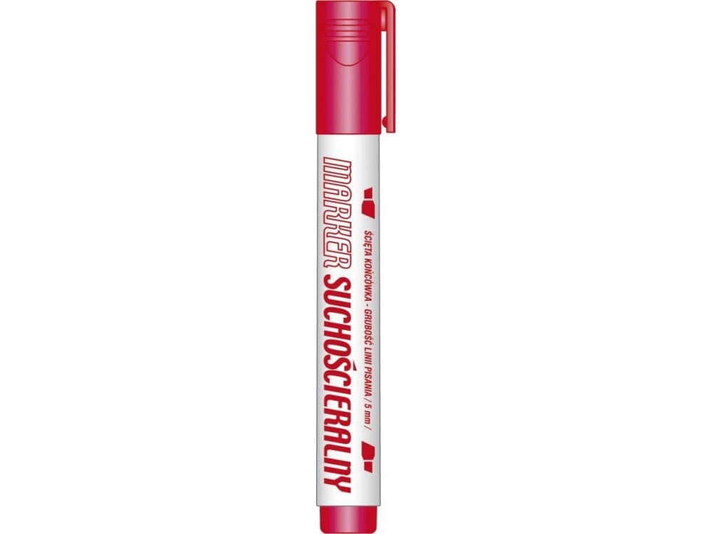 Tetis Dry-erase marker TETIS KM106 red, cut tip Tetis FAIR