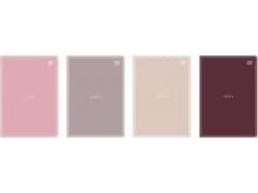 Interdruk Notebook A5/80K checkered Mat Nude (10 pcs)