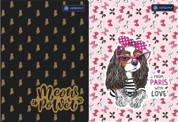 Astra Notebook A5/32 Three lines color (10 pcs) ASTRA