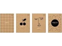 Interdruk Notebook A5/60K HS Kraft line (10 items)