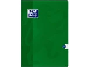 Oxford Notebook A5/60K checkered Esse green (5 pcs)