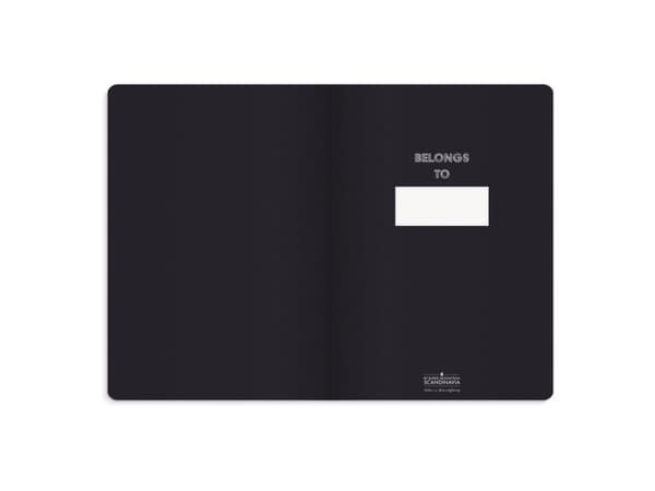 Notesbog Deluxe B5 black
