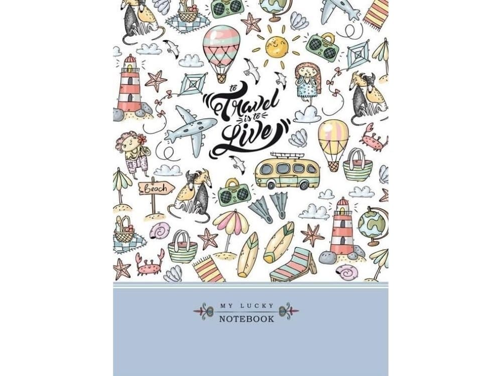 Fresh Decorative notebook 145x197/64K grated TW Travel