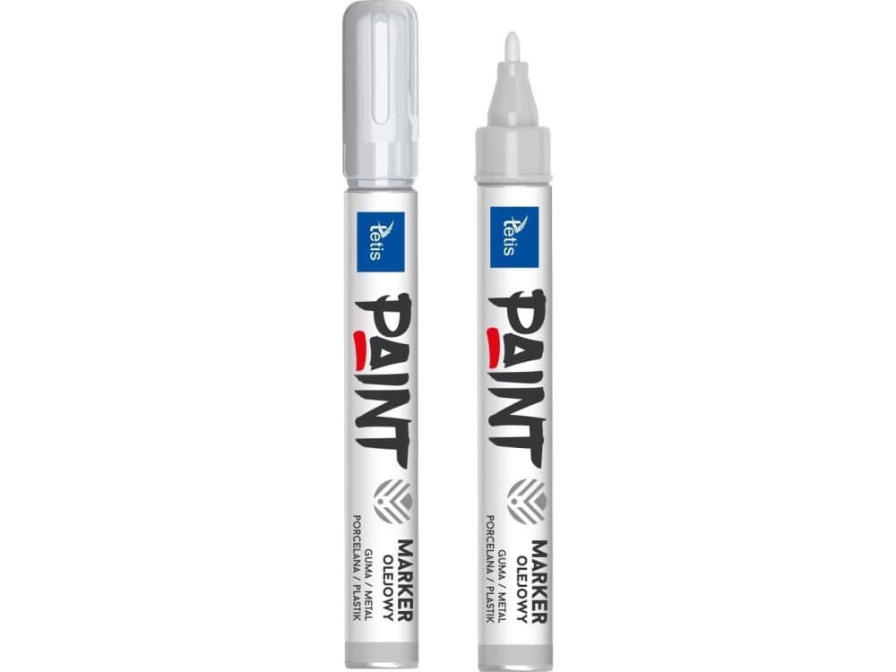 Tetis Oil marker 2mm 6g circle. a horse silver TETIS, price for 1 pc.