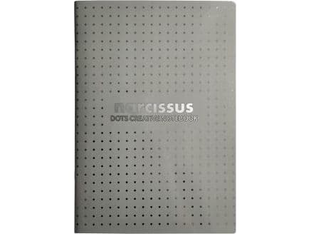 Narcissus Notebook A4/48K gray dot (6 pcs) NARCISSUS