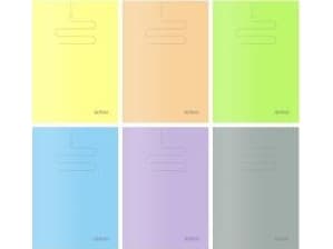 Herlitz Notebook B5/60K checkered PP Colors (5 pcs)