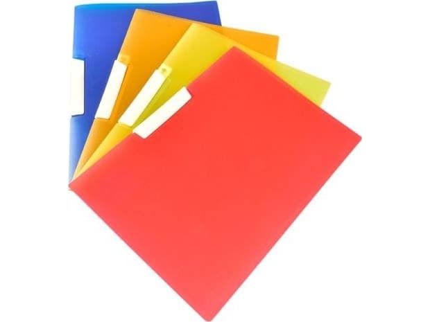 Tetis Folder PP TETIS Zasickowy A4 - red Tetis