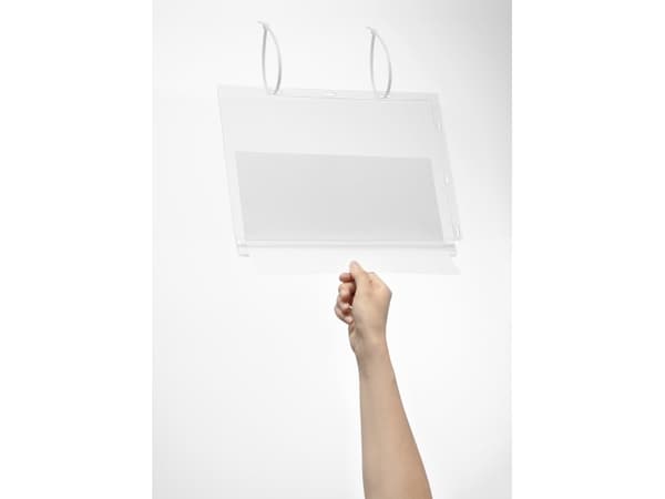 DURABLE - Displaypanel - for A4 - dobbeltsidet - utendørs - gjennomsiktig (en pakke 5)