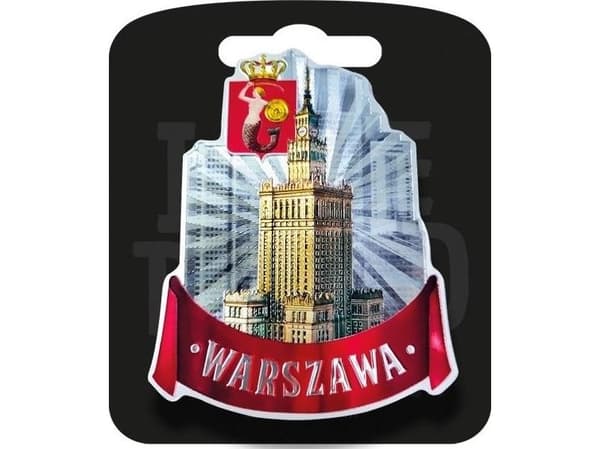 Pan Dragon Magnes I love Poland Warszawa ILP-MAG-A-WAR-26