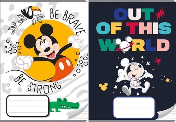 Beniamin Notebook A5/16K triple line Mickey (20 pcs)